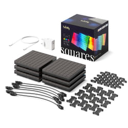 6 Smart App Controlled Twinkly Square LED Lights | Multi Colour Change Control Indoor Home Dimmable