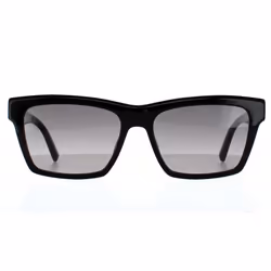 Saint Laurent Sunglasses SL M104 001 Shiny Black Grey Gradient