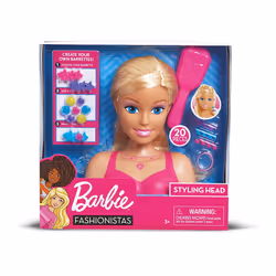 Grandi Giochi BAR28000, Makeup/Styling doll head, Female, 3 yr(s), Boy/Girl, Multicolour