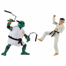 Turtles TMNT Cobra Kai 2 Packs Mikey vs Danny LaRusso Multicolour