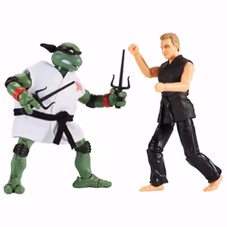Turtles TMNT Cobra Kai 2 Packs Raph VS John Kreese Multicolour