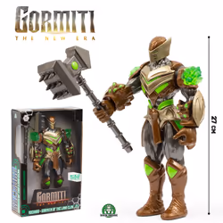 Gormiti - Figurine articulée de 27 cm avec arme - Terre