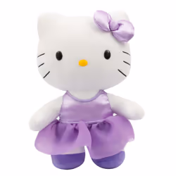 Hello Kitty - Peluche de 30 cm - Robe satin violette - Additional view 4