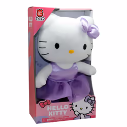 Hello Kitty - Peluche de 30 cm - Robe satin violette - Additional view 5