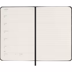 Moleskine Classic Planner personal organizer Cardboard, Paper Black