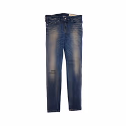 DIESEL SKINZEE LOW S R70X8 Womens Denim Jeans Casual Pant Slim Fit Blue Trouser - W27