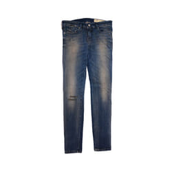 DIESEL SKINZEE LOW S R70X8 Womens Denim Jeans Casual Pant Slim Fit Blue Trouser - W27