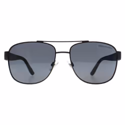 Polo Ralph Lauren Sunglasses PH3122 915781 Matte Dark Gunmetal Grey Polarized