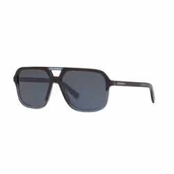 Dolce&Gabbana DG4354 320980 Top Havana On Transparent Blue/Blue Sunglasses