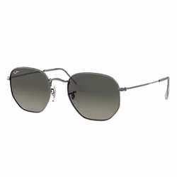 Ray-Ban HEXAGONAL FLAT LENSES, Adult, Unisex, Hexagonal, Non-polarized lens, Stainless steel, S/M
