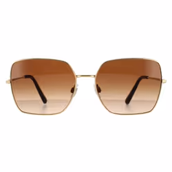 Dolce & Gabbana Sunglasses DG2242 02/13 Gold Dark Brown Gradient