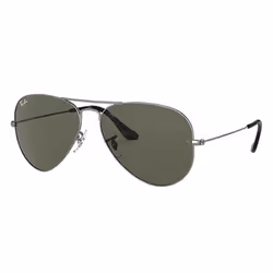 Ray-Ban AVIATOR CLASSIC, Adult, Unisex, Aviator, Grey, Non-polarized lens, Metal