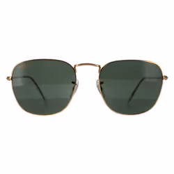 Ray-Ban Sunglasses RB3857 Frank 919631 Gold G-15 Green 54mm