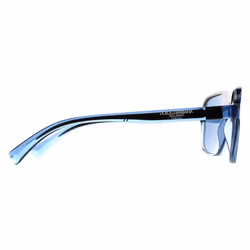 Dolce & Gabbana Sunglasses DG6134 325880 Transparent Blue and Black Dark Blue