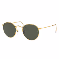 Ray-Ban ROUND METAL LEGEND GOLD, Adult, Unisex, Round, Gold, Non-polarized lens, Metal