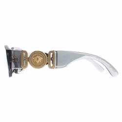 Versace Sunglasses VE4361 311/6G Transparent Grey Light Grey Silver Mirror