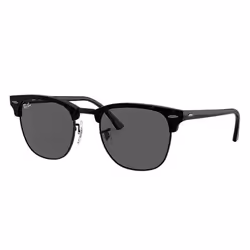 Ray-Ban CLUBMASTER MARBLE, Adult, Unisex, Square, Black, Non-polarized lens, Acetate