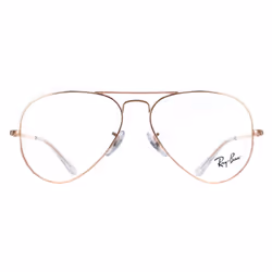 Ray-Ban Glasses Frames RX6489 Aviator 3094 Rose Gold Men Women
