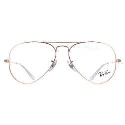 Ray-Ban Glasses Frames RX6489 Aviator 3094 Rose Gold Men Women