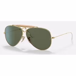 Ray-Ban SHOOTER, Adult, Unisex, Aviator, Aviator, Full rim, Gold