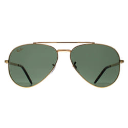 Ray-Ban Sunglasses RB3625 New Aviator 919631 Polished Gold Green 58mm