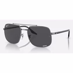 Ray-Ban RB3699, Adult, Square, Square, Full rim, Bronze, Black