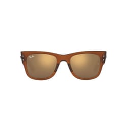 Ray-Ban RB0840S Mega Wayfarer Square Sunglasses  Transparent BrownLigh