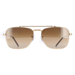 Ray-Ban Sunglasses RB3636 New Caravan 001/51 Gold Brown Gradient 55mm