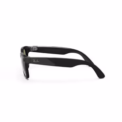Meta Ray-Ban Smart Glasses  Wayfarer  Shiny Black / G15 Green  Regular - Additional view 4
