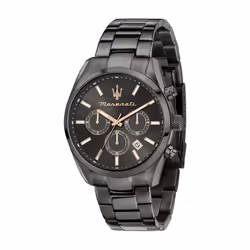 Maserati Attrazione Chronograph Stainless Steel Black Dial Quartz R8853151001 Men's Watch