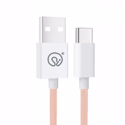Type C Charging Data Cable, 3A 1.2m, Pink