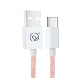 Type C Charging Data Cable, 3A 1.2m, Pink