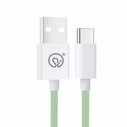 Type C Charging Data Cable, 3A 1.2m, Green