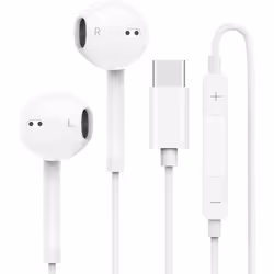 Type C Handsfree Earphone with Mic, 1.2M cable, 3 Colors Mixed