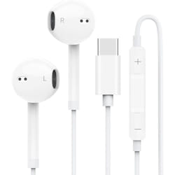 Type C Handsfree Earphone with Mic, 1.2M cable, 3 Colors Mixed