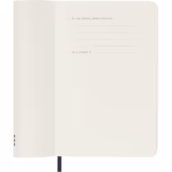 Moleskine DSB2012DC2Y25 writing notebook Blue
