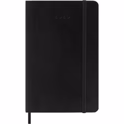 Moleskine DSB12DC2Y25, Monochromatic, Black, Matt, 70 g/m², Lined paper, Softcover