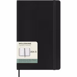 Weekly Planner 2024-2025, Weekly Planner 18 Months 2025, With Space For Notes, With Soft Cover And Elastic Closure, Large For ...