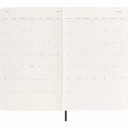 Weekly Planner 2024-2025, Weekly Planner 18 Months 2025, With Space For Notes, With Soft Cover And Elastic Closure, Large Format 13 x 21 cm, Color