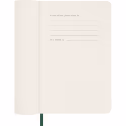 Moleskine DSK1512DC2Y25 writing notebook Green