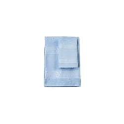 - Guest Towel Set with Aida Insert for Embroidery, Made of 100% Cotton Terry Towelling, Soft and Absorbent, Skin-Friendly, 100% Made in Italy, Solid