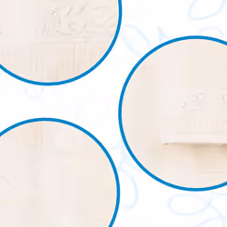 - Guest Towel Set with Aida Insert for Embroidery, Made of 100% Cotton Terry Towelling, Soft and Absorbent, Gentle on The Skin, 100% Made in Italy,