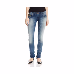 DIESEL GRUPEE NE 0606D Womens Denim Jeans Slim Fit Skinny Leg Casual Jogg Pants - W25 L32