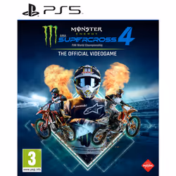Milestone Monster Energy Supercross – The Official Videogame 4, PlayStation 5, Multiplayer mode, E (Everyone), Physical media