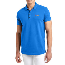 Diesel T-Weet-Split Mens Polo T Shirt Golf Tee - Royal Blue, 3XL