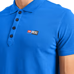 Diesel T-Weet-Split Mens Polo T Shirt Golf Tee - Royal Blue, 3XL