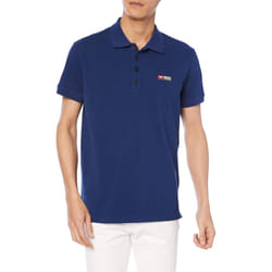 Diesel T-Weet-Split Mens Polo T Shirt Golf Tee - Navy Blue, 3XL