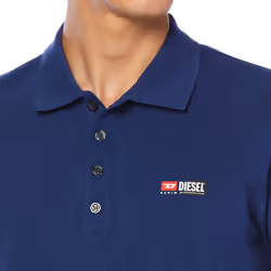 Diesel T-Weet-Split Mens Polo T Shirt Golf Tee - Navy Blue, 3XL