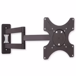 Techly 19-37" Wall Bracket for LED LCD TV Tilt 3 Joints Black" ICA-LCD 2903, 94 cm (37"), 75 x 75 mm, 200 x 200 mm, -12 - 0°, ...