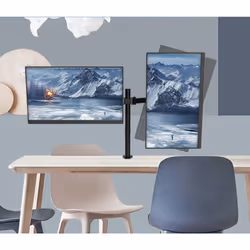 Techly 13-27" Desk Stand for 2 Monitor with Clamp" ICA-LCD 482-D - Additional view 7